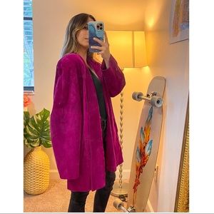 Danier Vintage Jacket Fucsia Size Large